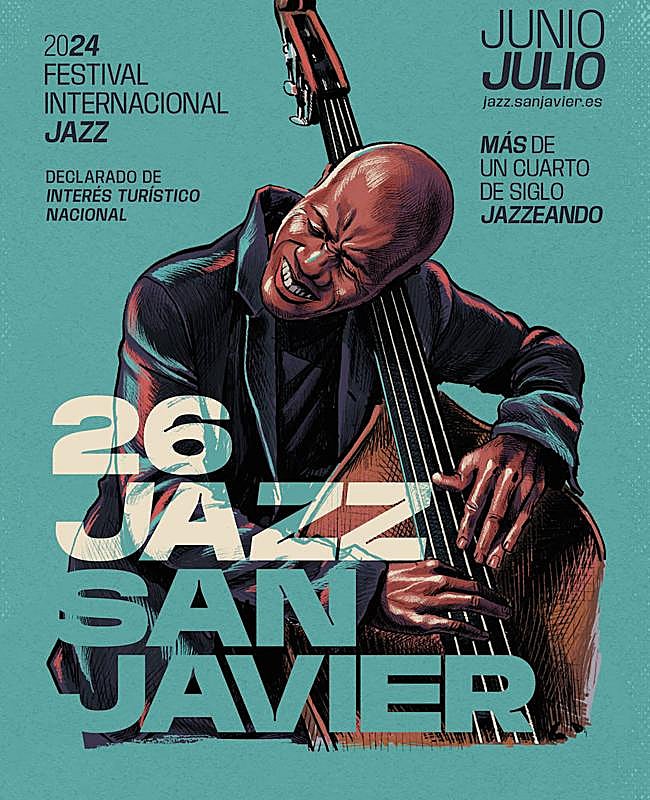 Cartel del Festival Jazz San Javier 2024.