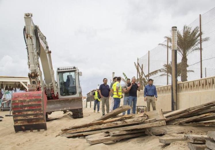 Arranque de las obras, el pasado septiembre.