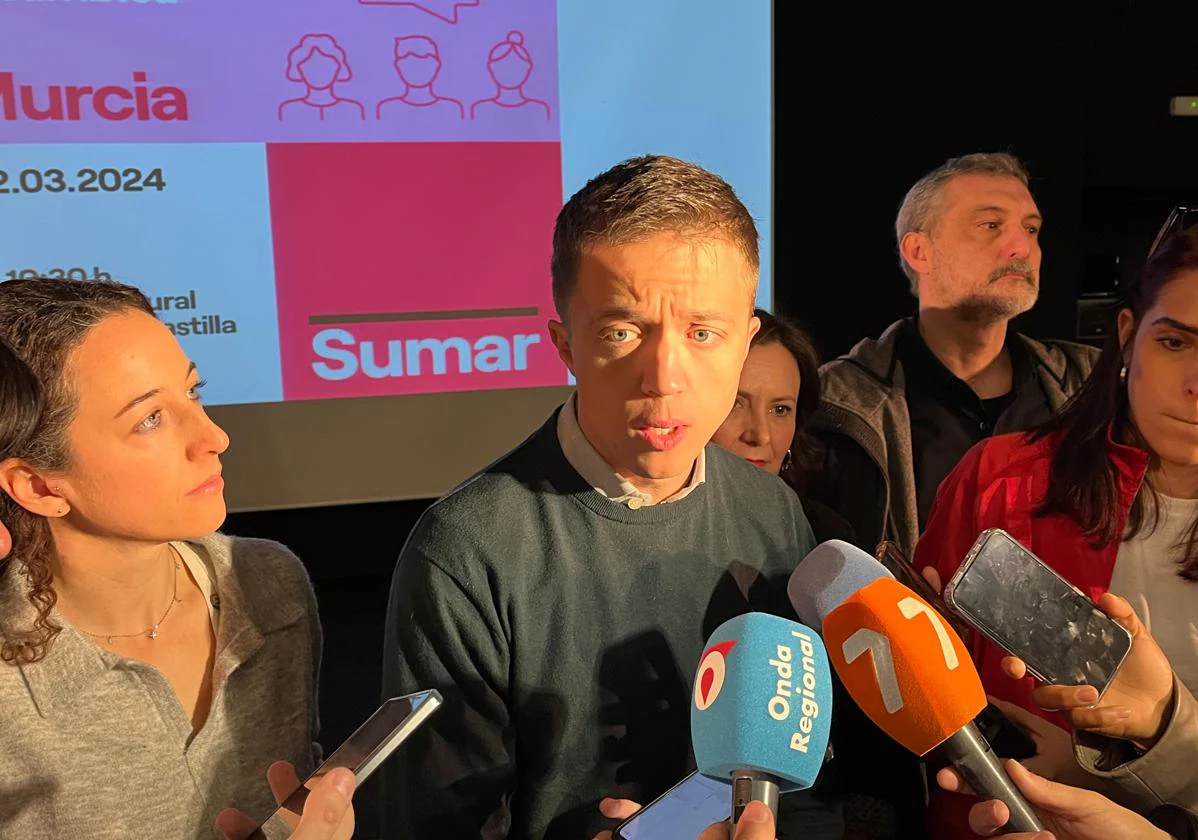 Errejón accompanies the debate in Murcia on the constitution “without shortcuts” of Sumar as a party