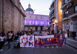 La marcha del 8-M en Orihuela, el año pasado.