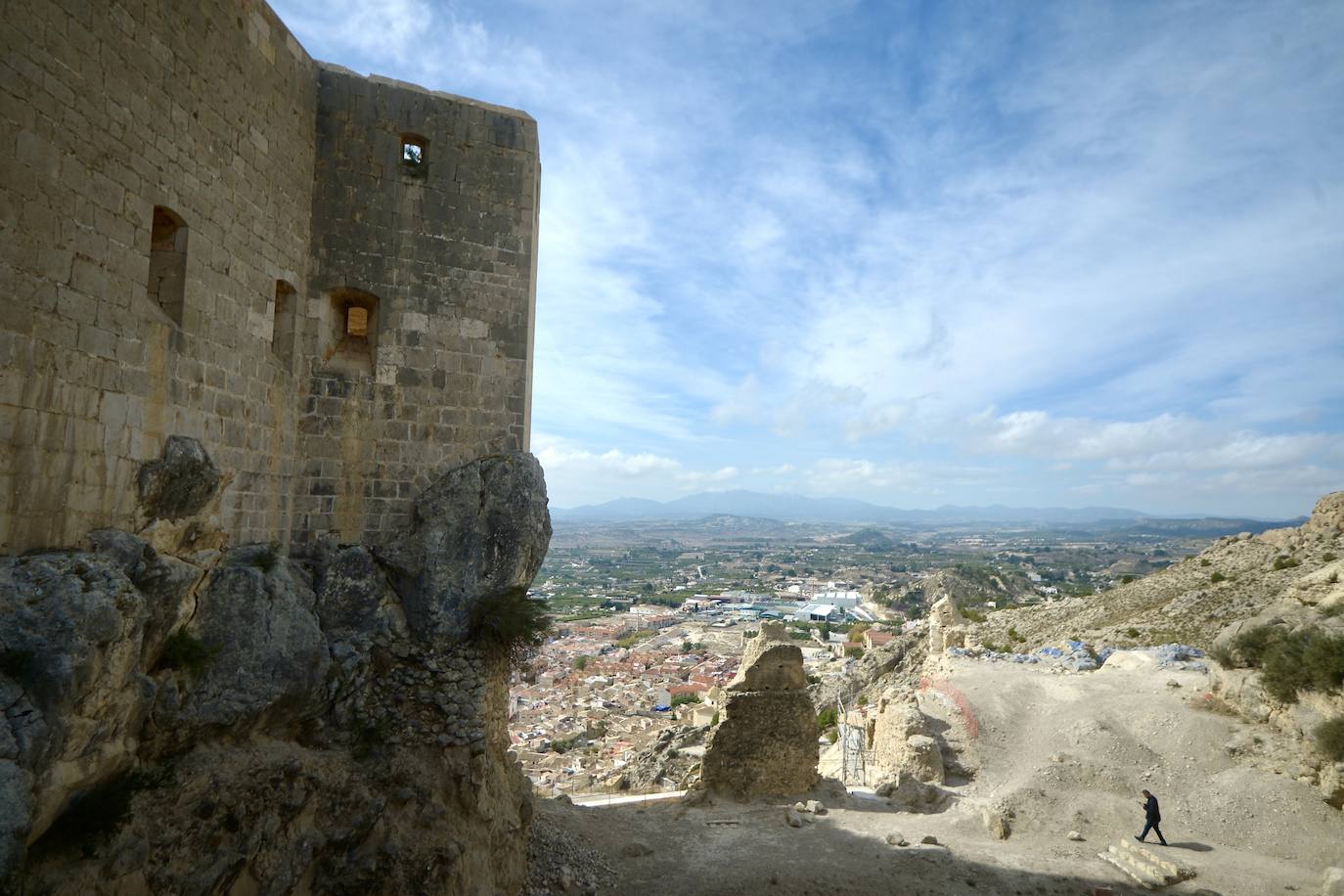 Toma de posesión del Castillo de Mula, en imágenes