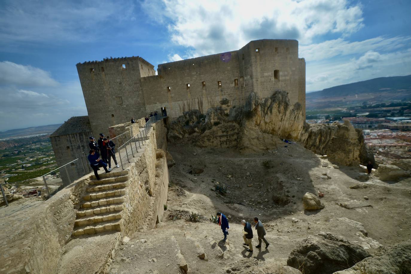 Toma de posesión del Castillo de Mula, en imágenes