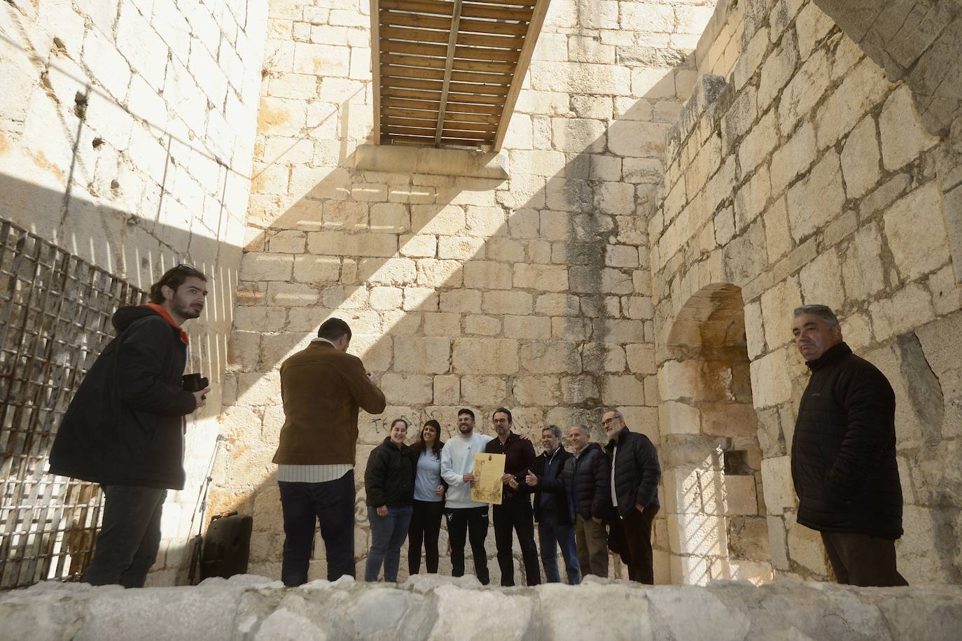 Toma de posesión del Castillo de Mula, en imágenes