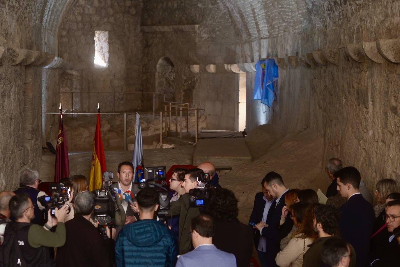 Toma de posesión del Castillo de Mula, en imágenes