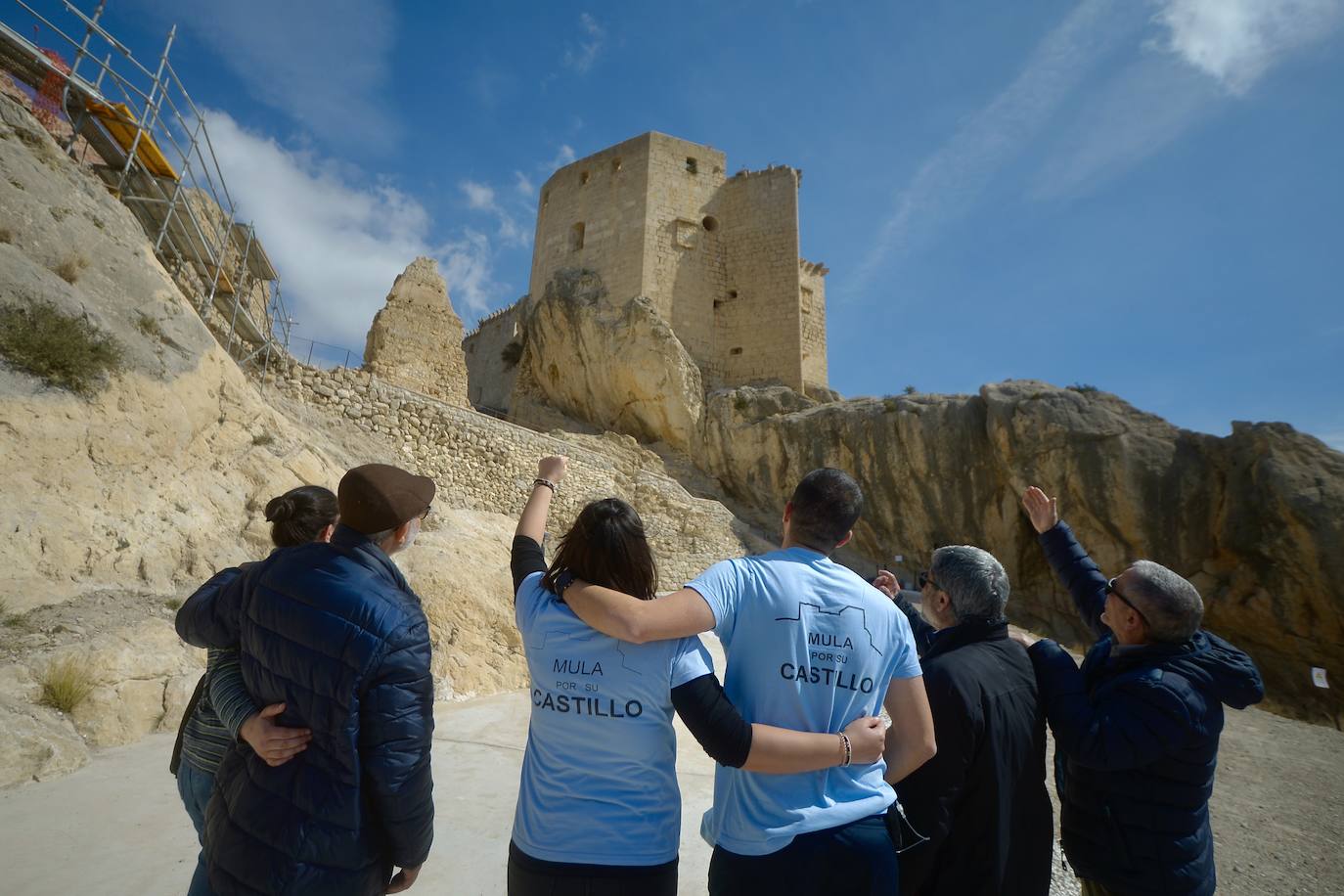 Toma de posesión del Castillo de Mula, en imágenes