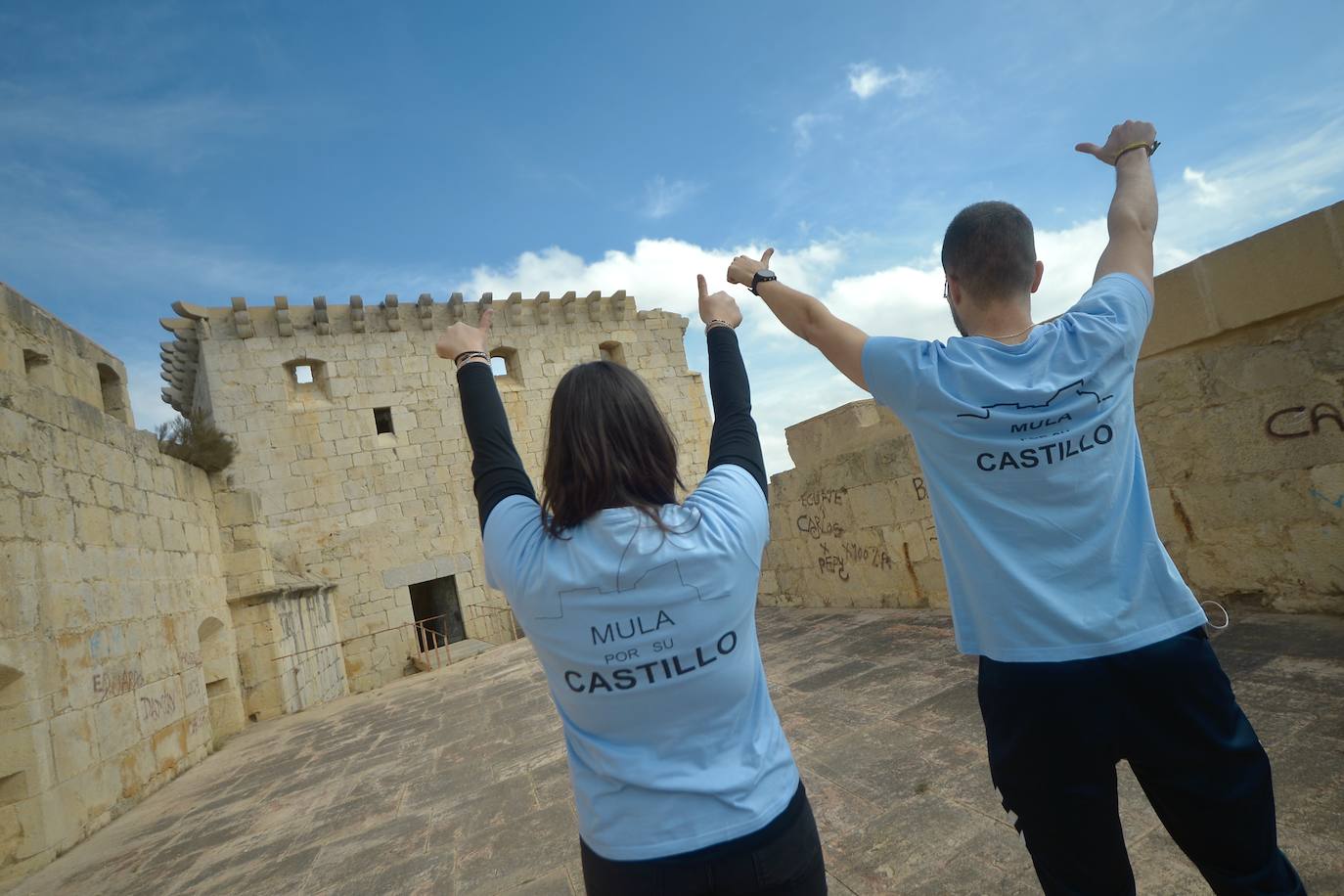 Toma de posesión del Castillo de Mula, en imágenes