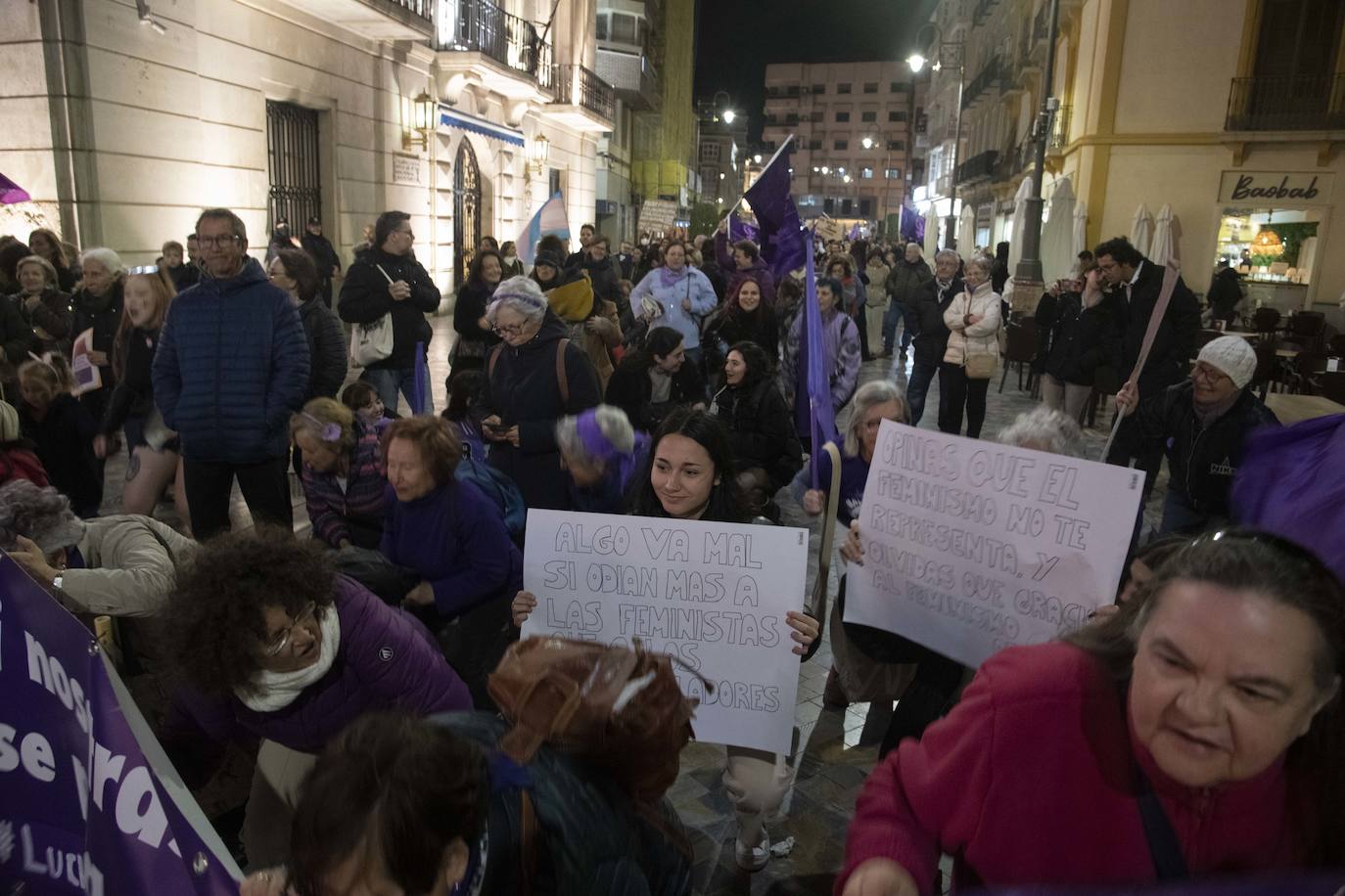 La manifestación del 8M en Cartagena, en imágenes