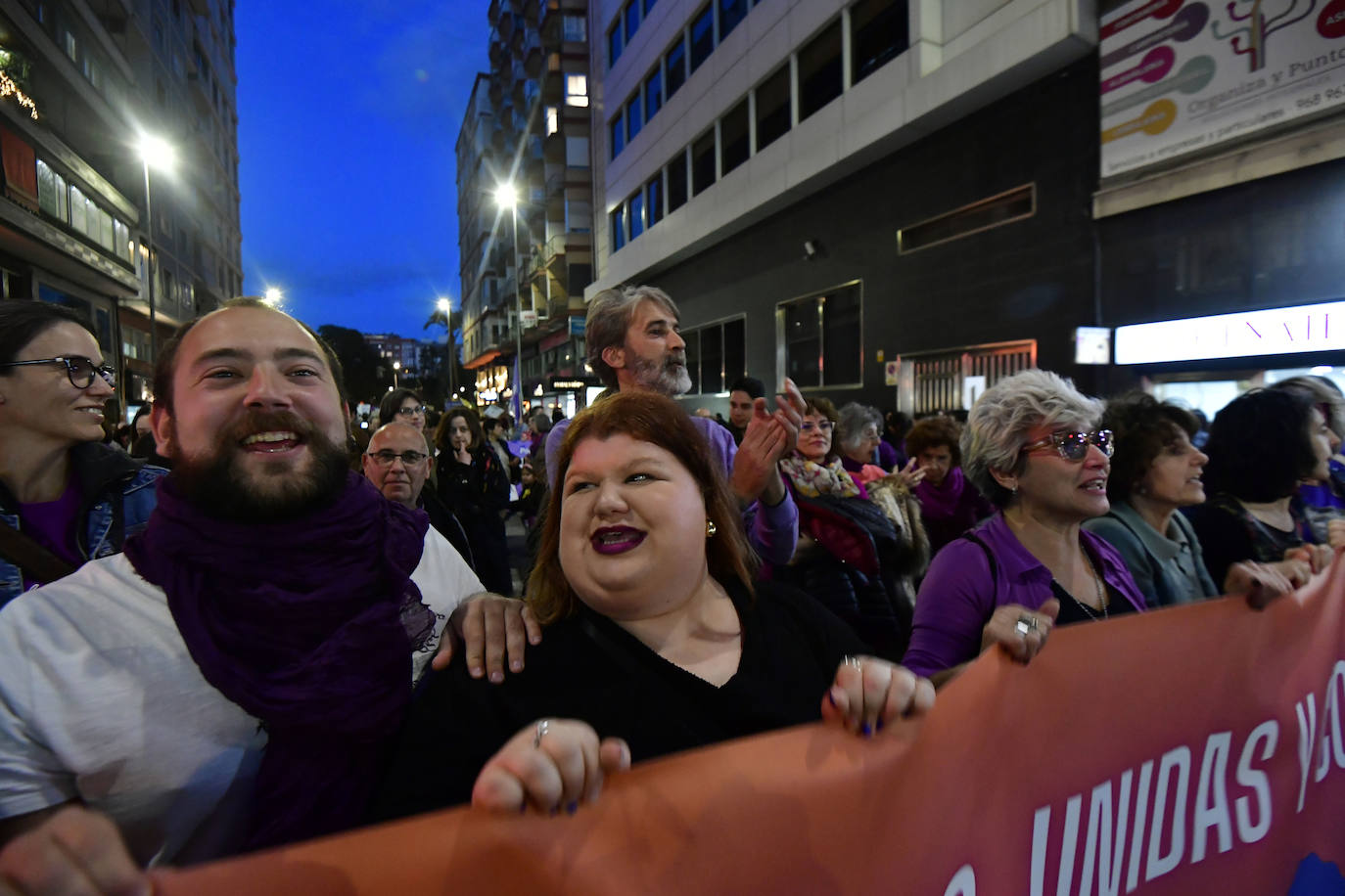 La manifestación del 8M en Murcia, en imágenes