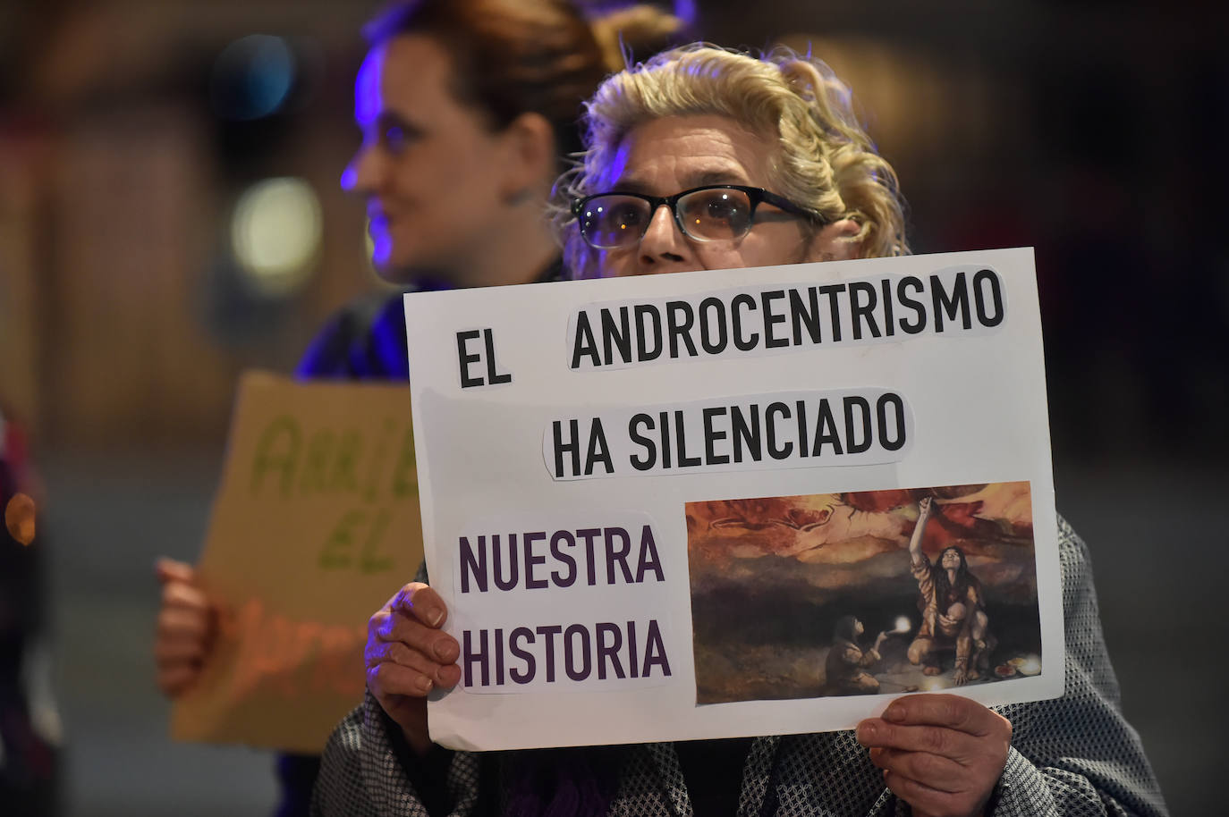 La manifestación del 8M en Murcia, en imágenes