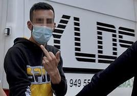 Imagen de archivo de 'El Conejo' en el momento de su detención.