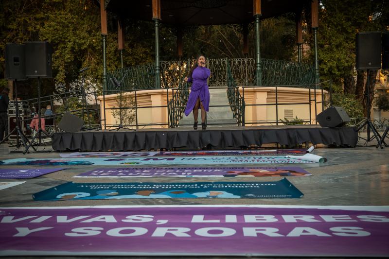 Las imágenes de la marcha del 8-M en Orihuela