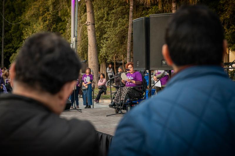 Las imágenes de la marcha del 8-M en Orihuela