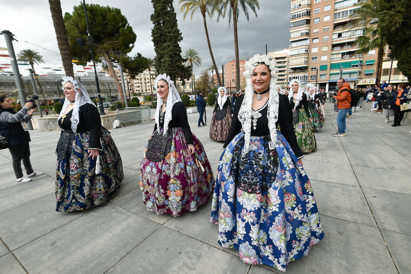 Las imágenes de la mascletá en la Circular de Murcia