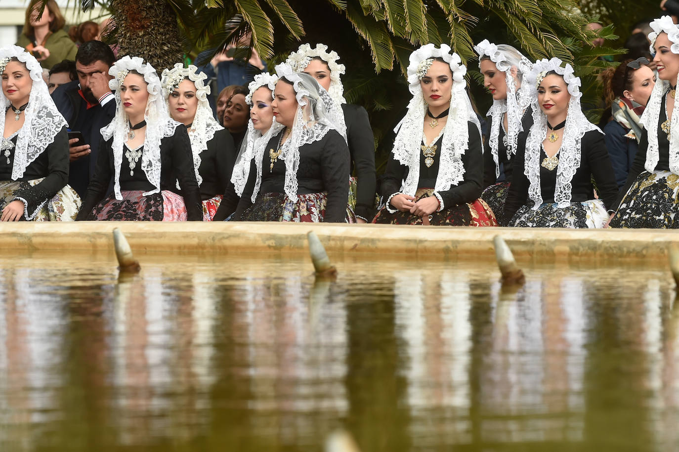 Las imágenes de la mascletá en la Circular de Murcia