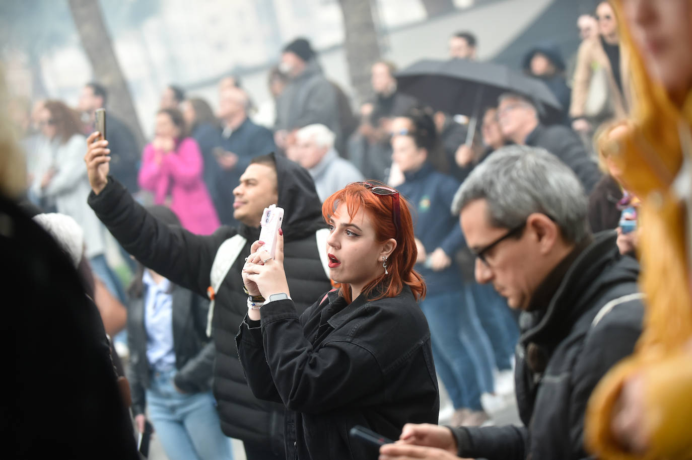 Las imágenes de la mascletá en la Circular de Murcia