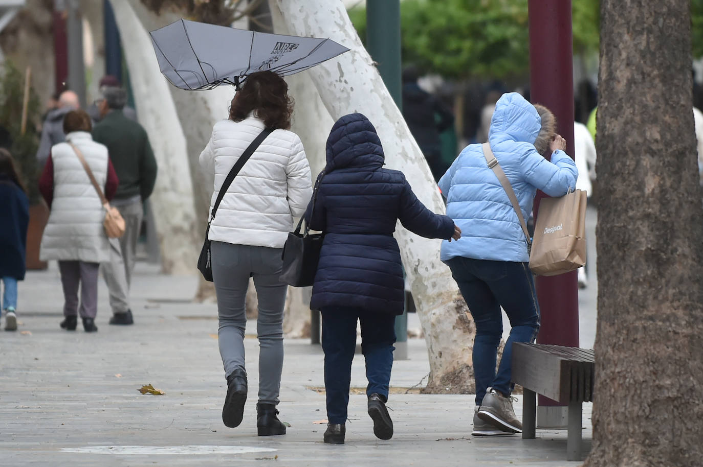 Las imágenes de la mascletá en la Circular de Murcia