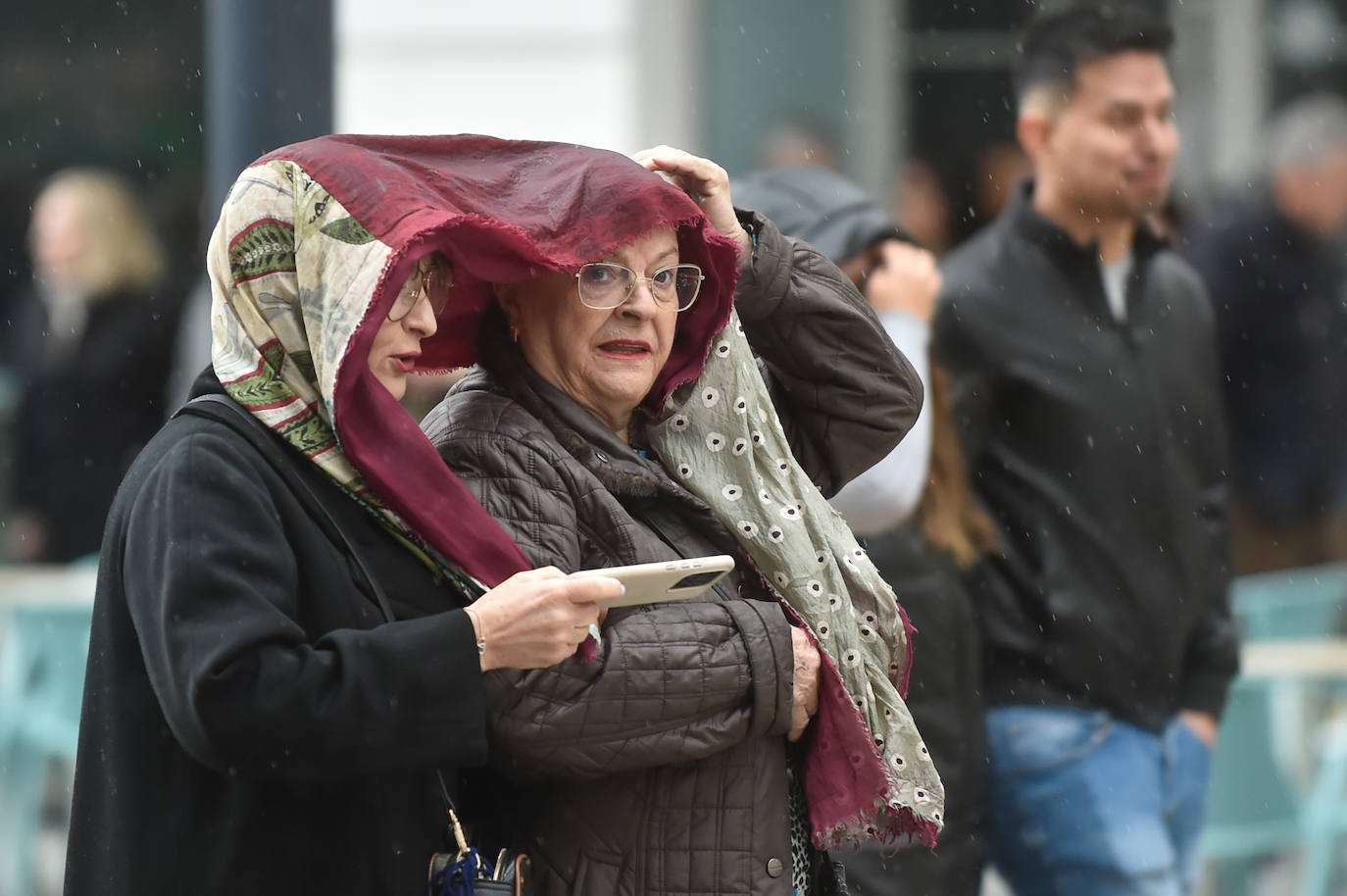 Las imágenes de la mascletá en la Circular de Murcia