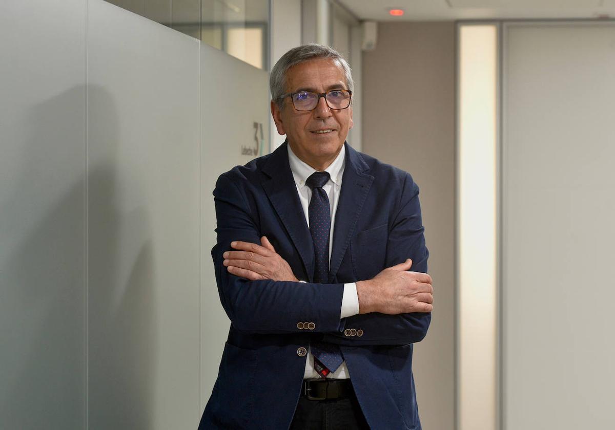 José Carlos García de Quevedo, presidente del ICO, en las oficinas del bufete Garrigues en Murcia, el pasado miércoles.