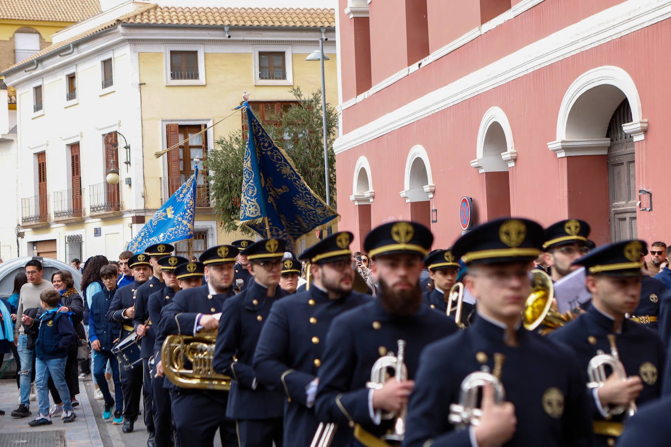 Azules y blancos proclaman su participación en las procesiones de Lorca
