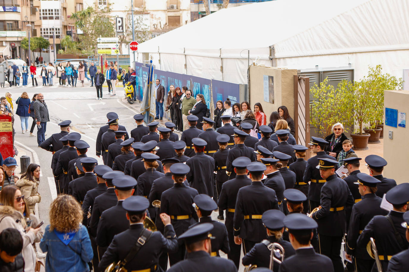 Azules y blancos proclaman su participación en las procesiones de Lorca
