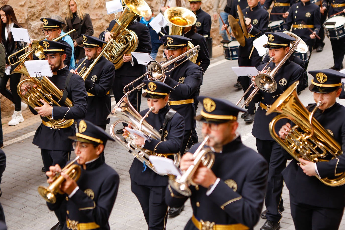 Azules y blancos proclaman su participación en las procesiones de Lorca