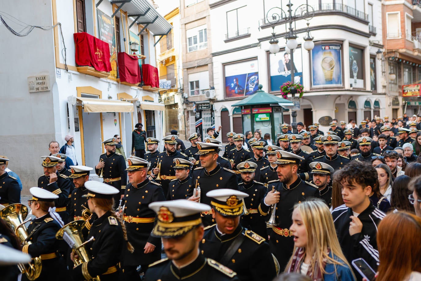 Azules y blancos proclaman su participación en las procesiones de Lorca