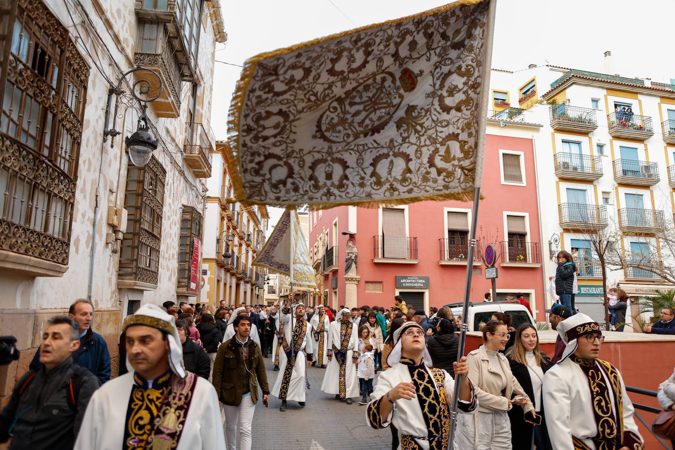Azules y blancos proclaman su participación en las procesiones de Lorca