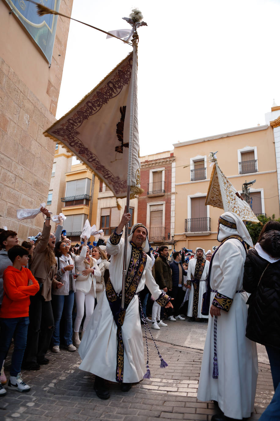 Azules y blancos proclaman su participación en las procesiones de Lorca