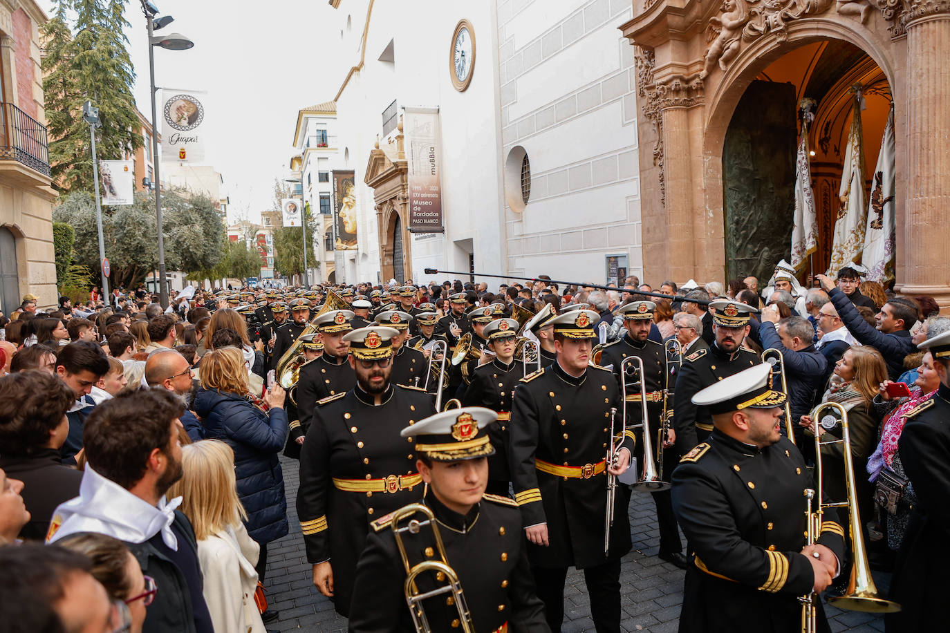 Azules y blancos proclaman su participación en las procesiones de Lorca