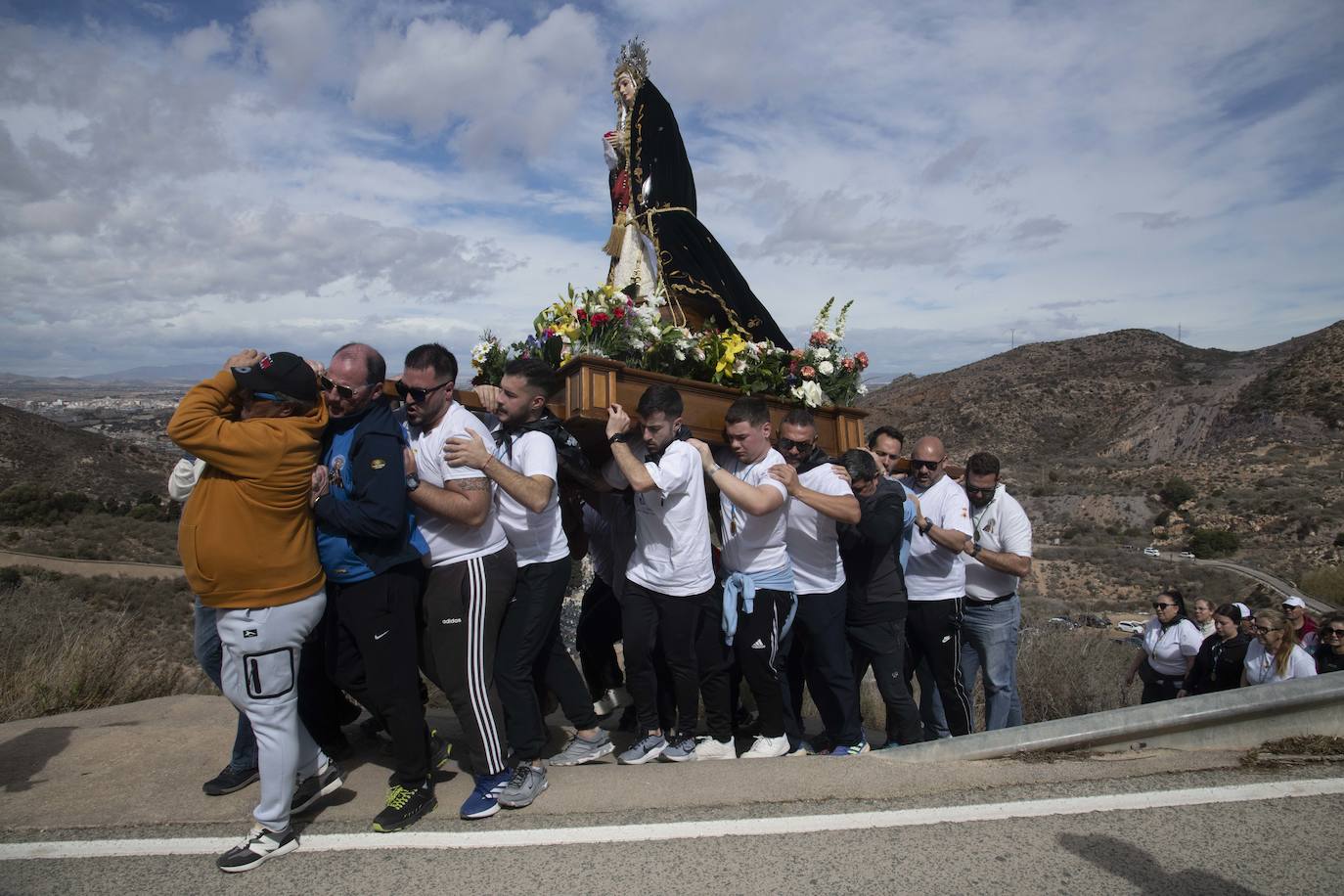 Las imágenes de la Romería de la Soledad del Calvario en Cartagena