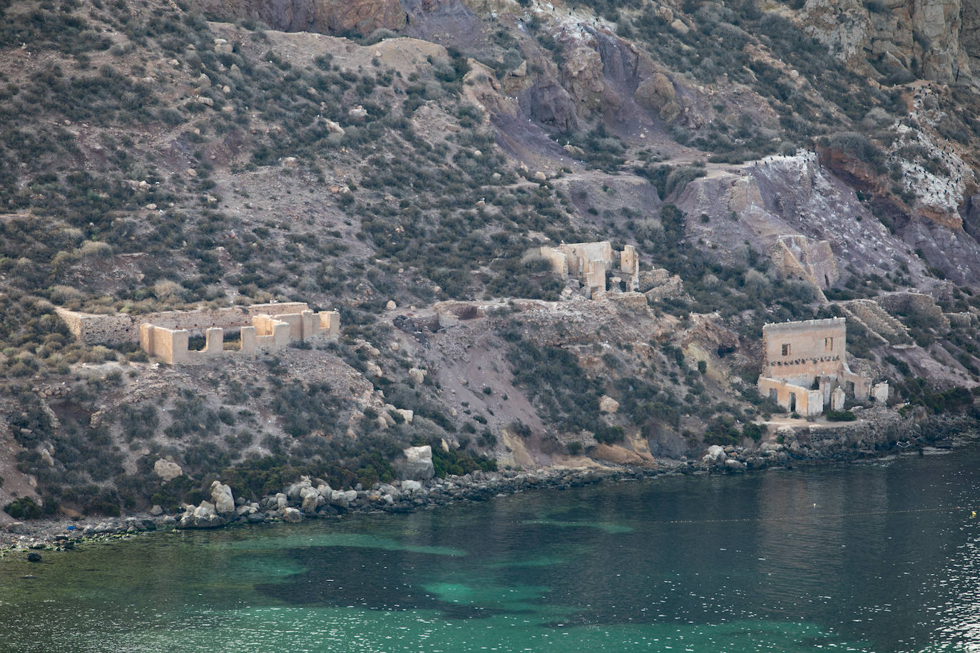 Imágenes de la Isla del Fraile, una joya del patrimonio escondida en Águilas