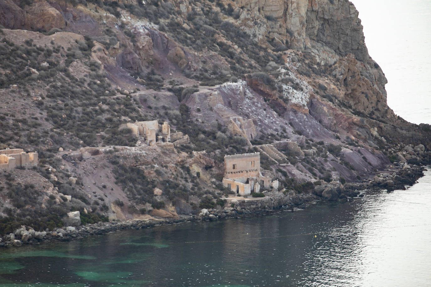 Imágenes de la Isla del Fraile, una joya del patrimonio escondida en Águilas