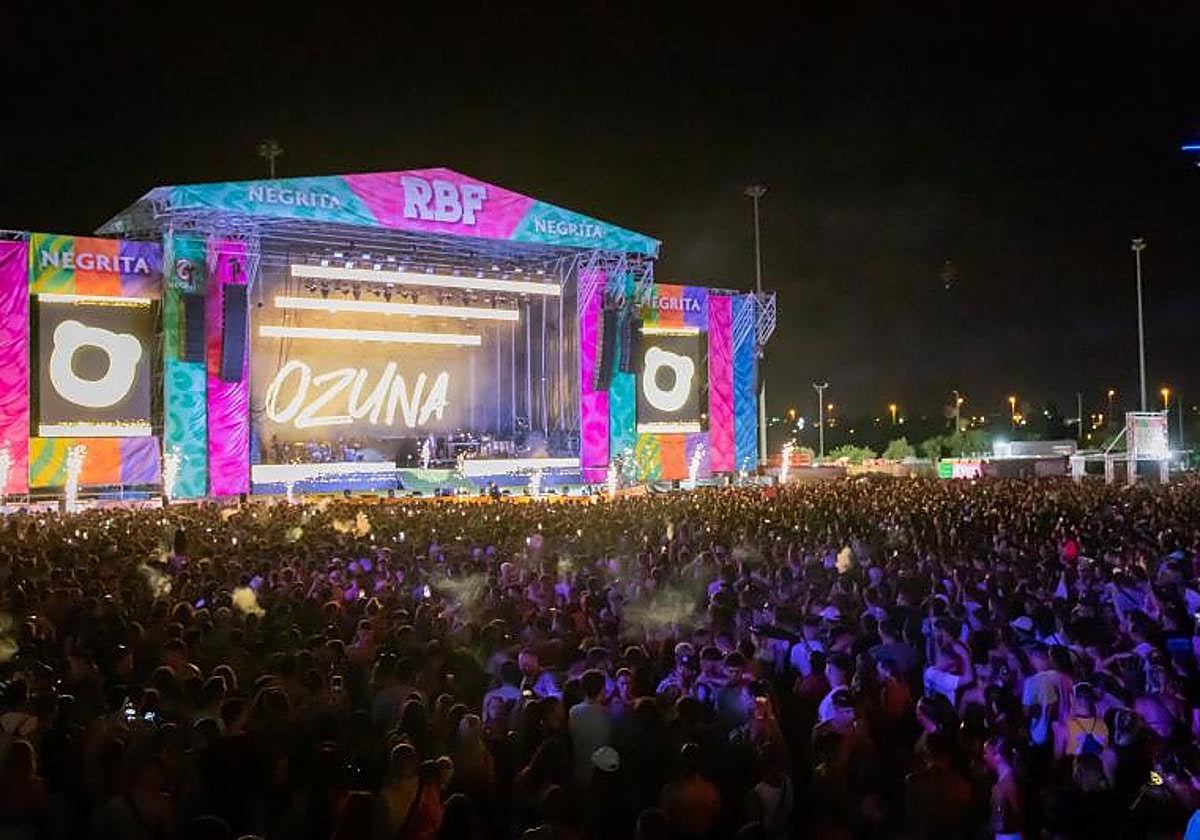 El pasado verano, el concierto de Ozuna fue el más seguido por los asistentes al RBF en Torrevieja.