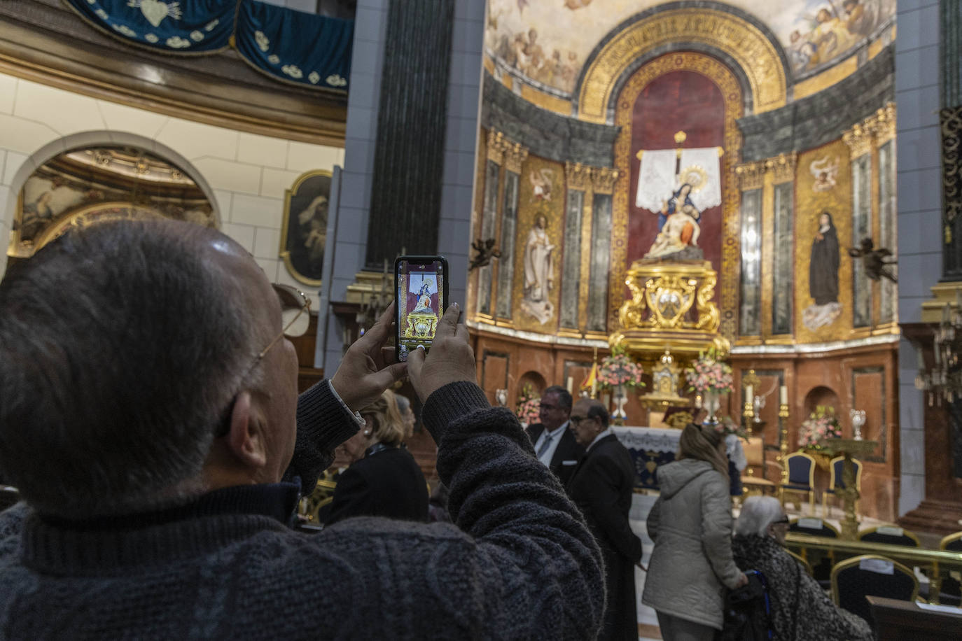 Las imágenes de la reapertura de la basílica de la Virgen de la Caridad de Cartagena