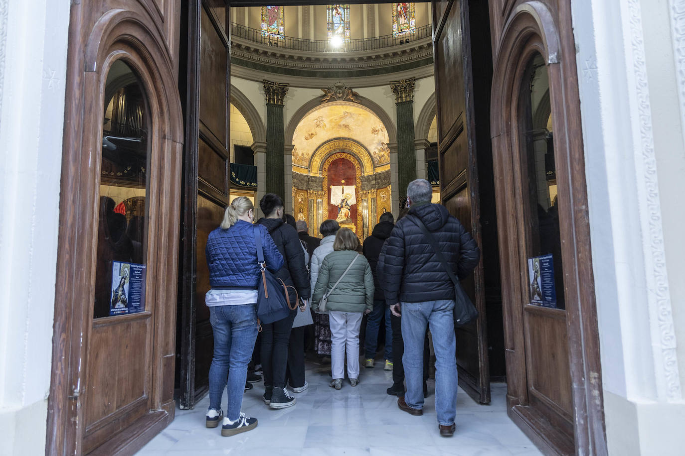 Las imágenes de la reapertura de la basílica de la Virgen de la Caridad de Cartagena