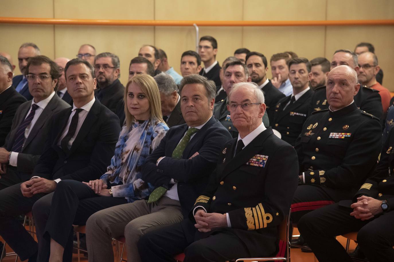La inauguración del Aula de Seguridad y Fuerzas Armadas, en imágenes