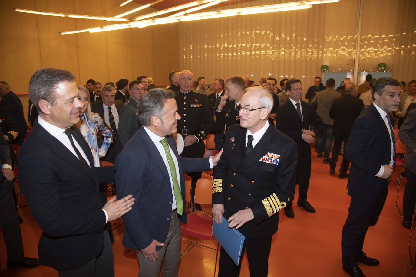 La inauguración del Aula de Seguridad y Fuerzas Armadas, en imágenes