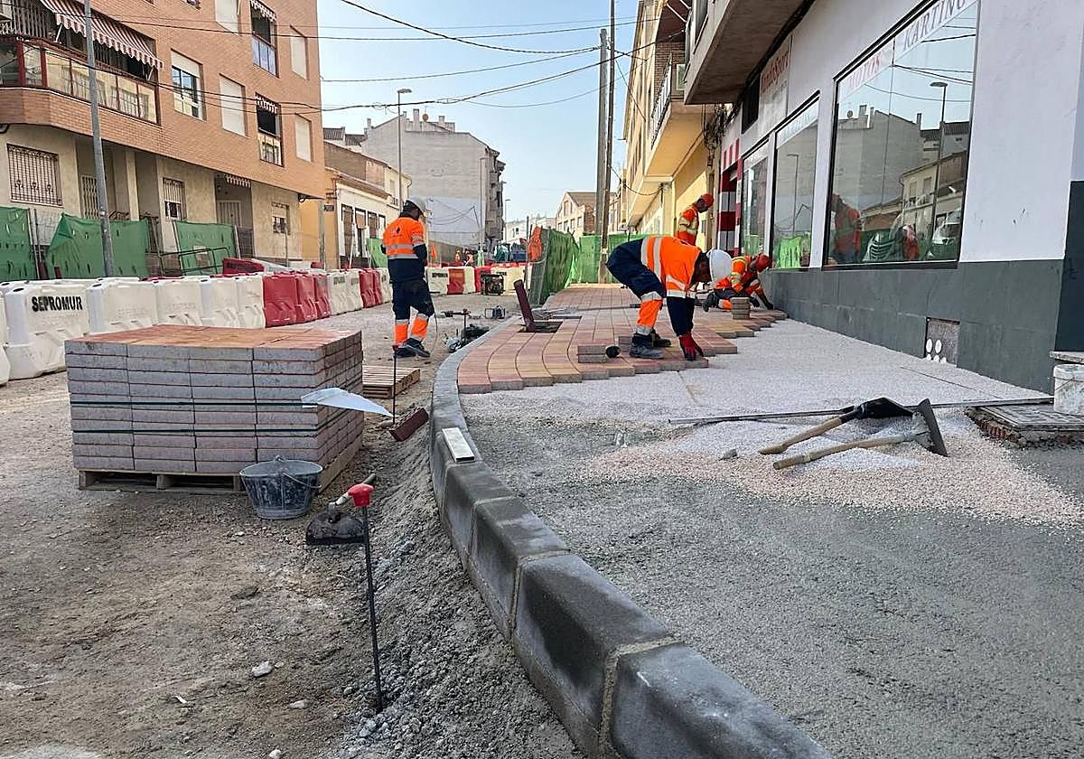 Ultima fase de las obras de supresión del túnel de Beniaján.