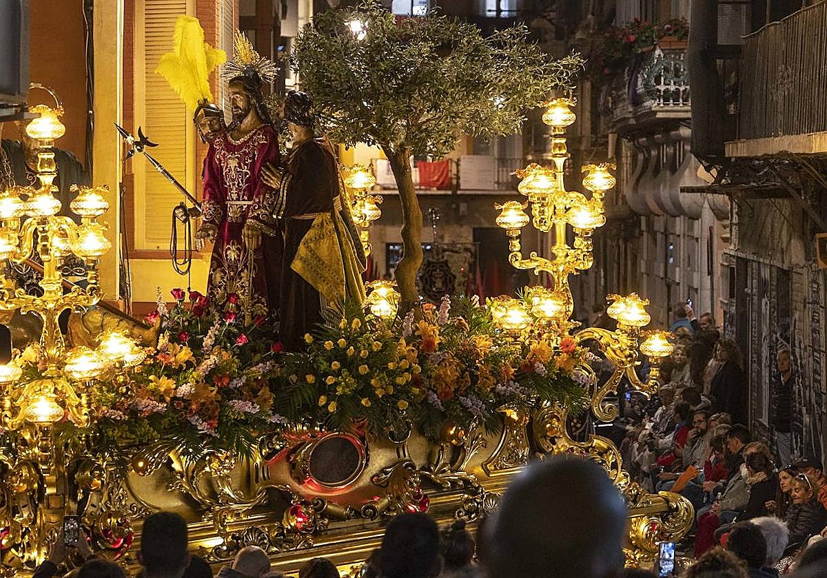 Procesión del Miércoles Santo en Cartagena, 2023.