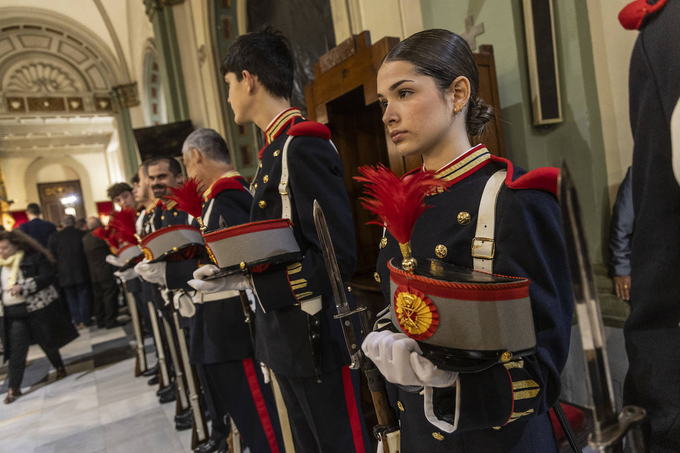 Las imágenes de la Salve Grande a la Virgen del Primer Dolor en Cartagena