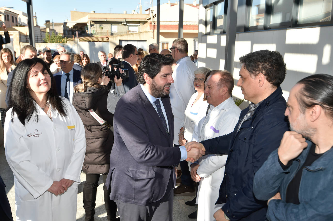 La inauguración del centro de salud de Sangonera la Verde