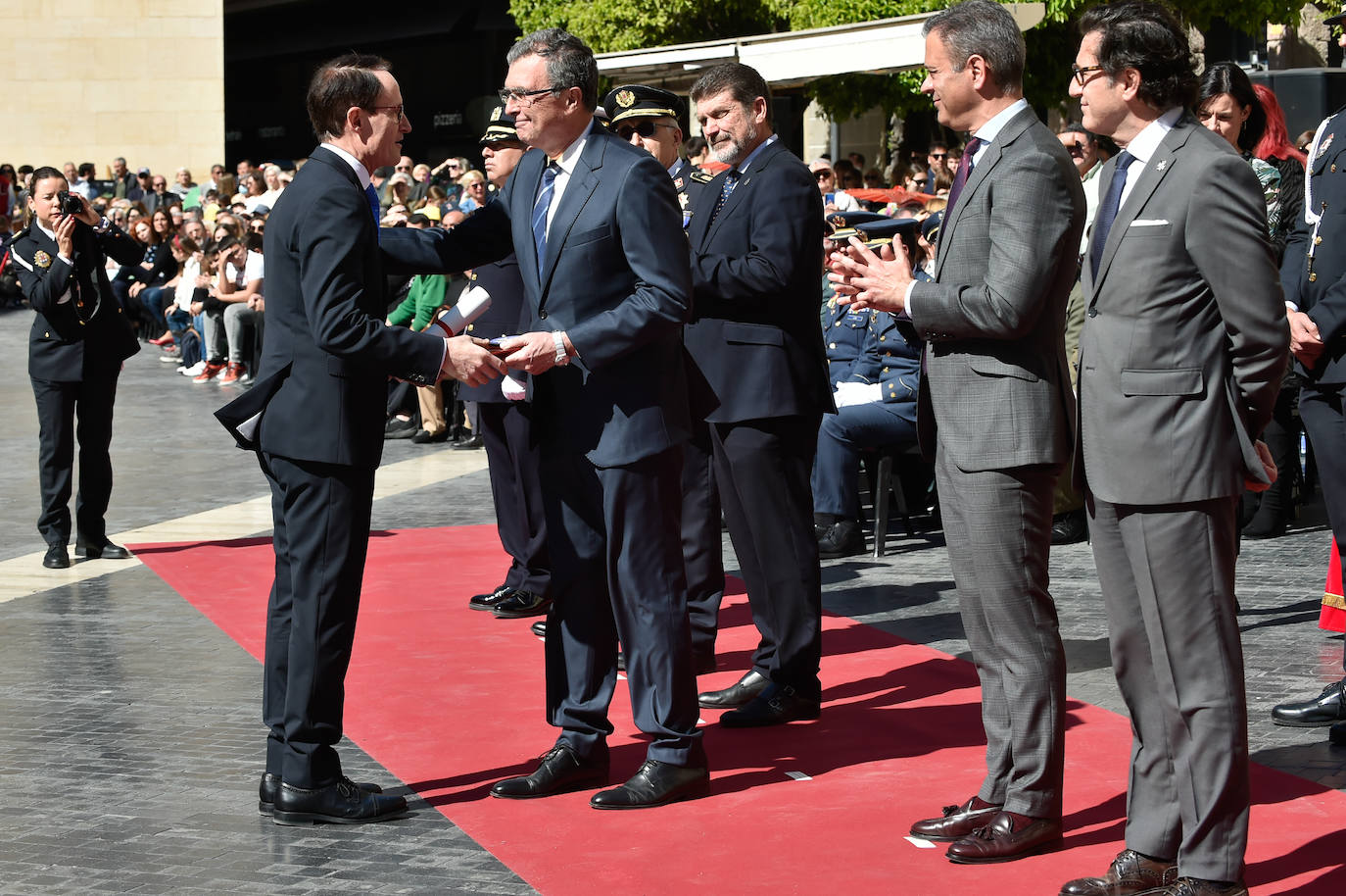 Las fotos del acto institucional de San Patricio en Murcia