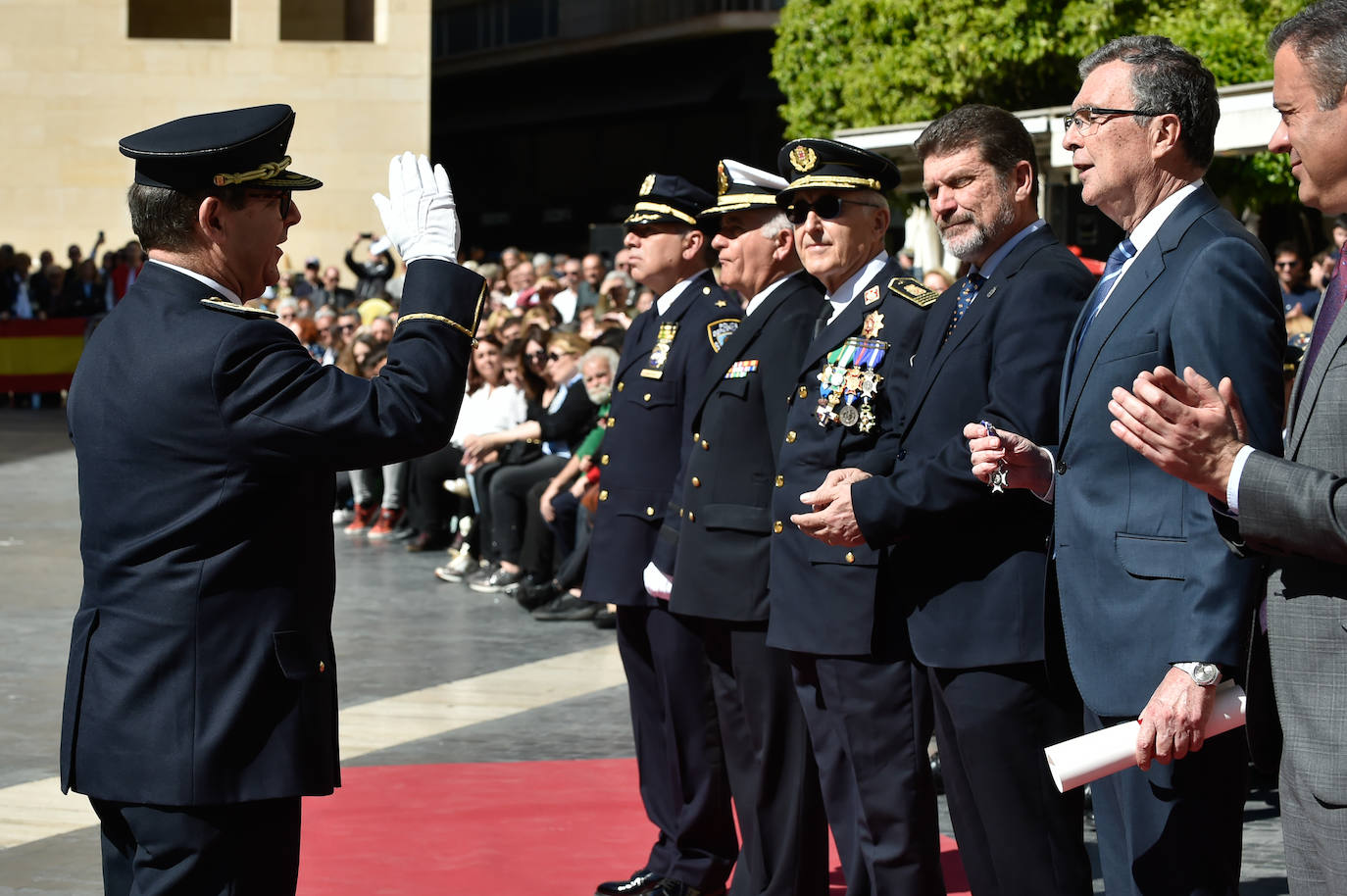 Las fotos del acto institucional de San Patricio en Murcia