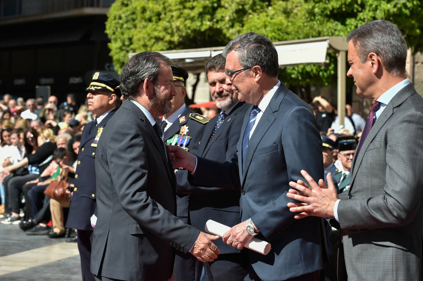 Las fotos del acto institucional de San Patricio en Murcia