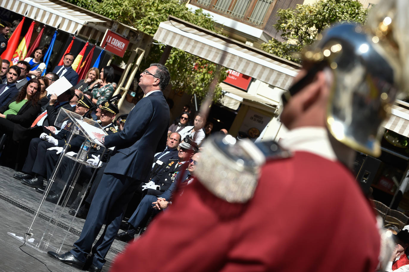 Las fotos del acto institucional de San Patricio en Murcia