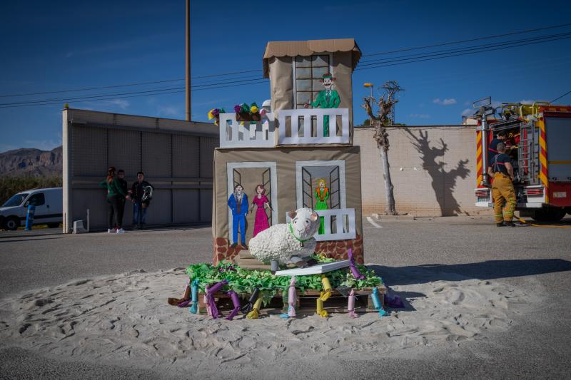 La cremà de las fallas del colegio de Hurchillo, en imágenes