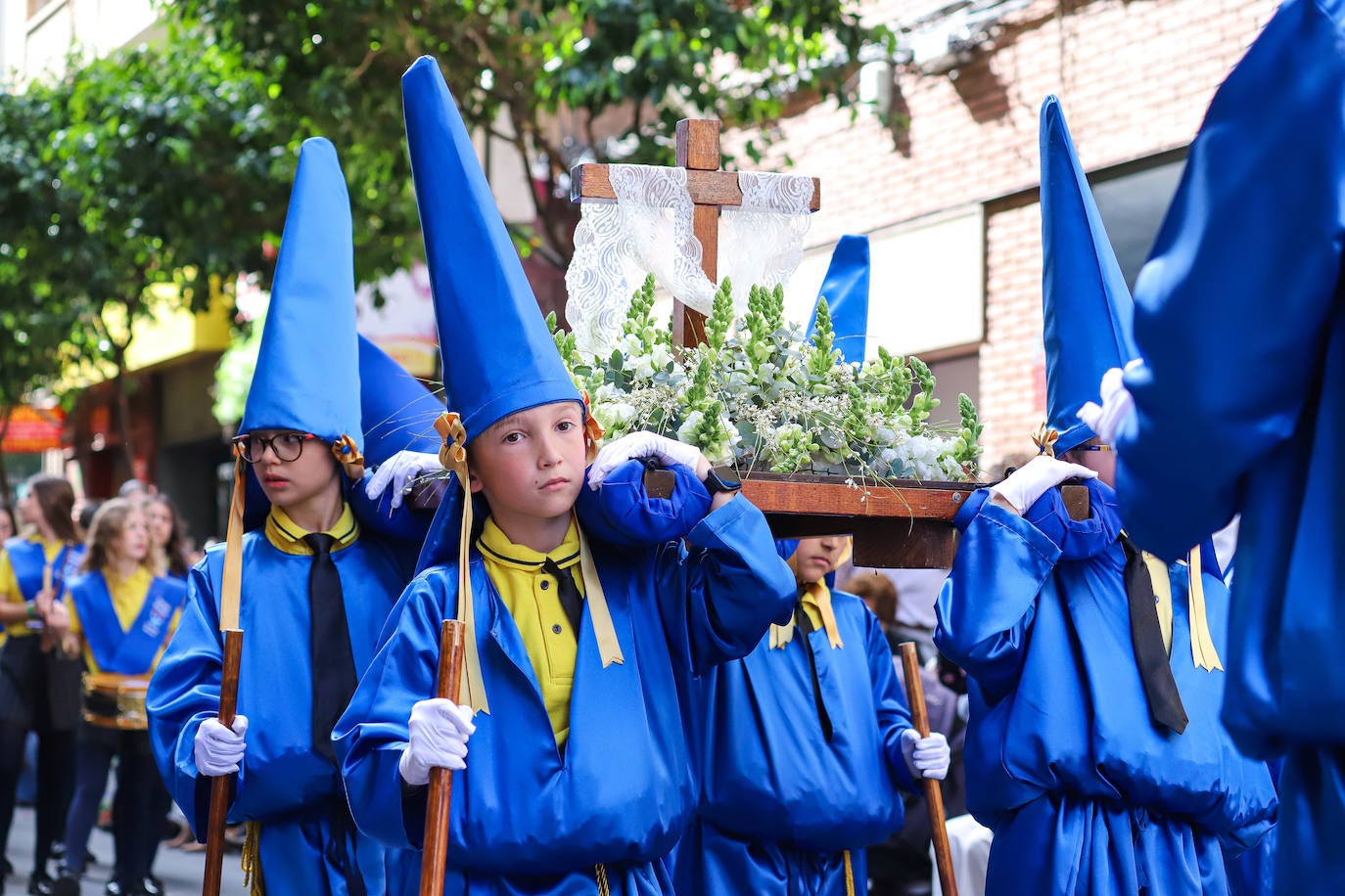 La Procesión del Ángel de este sábado en Murcia, en imágenes