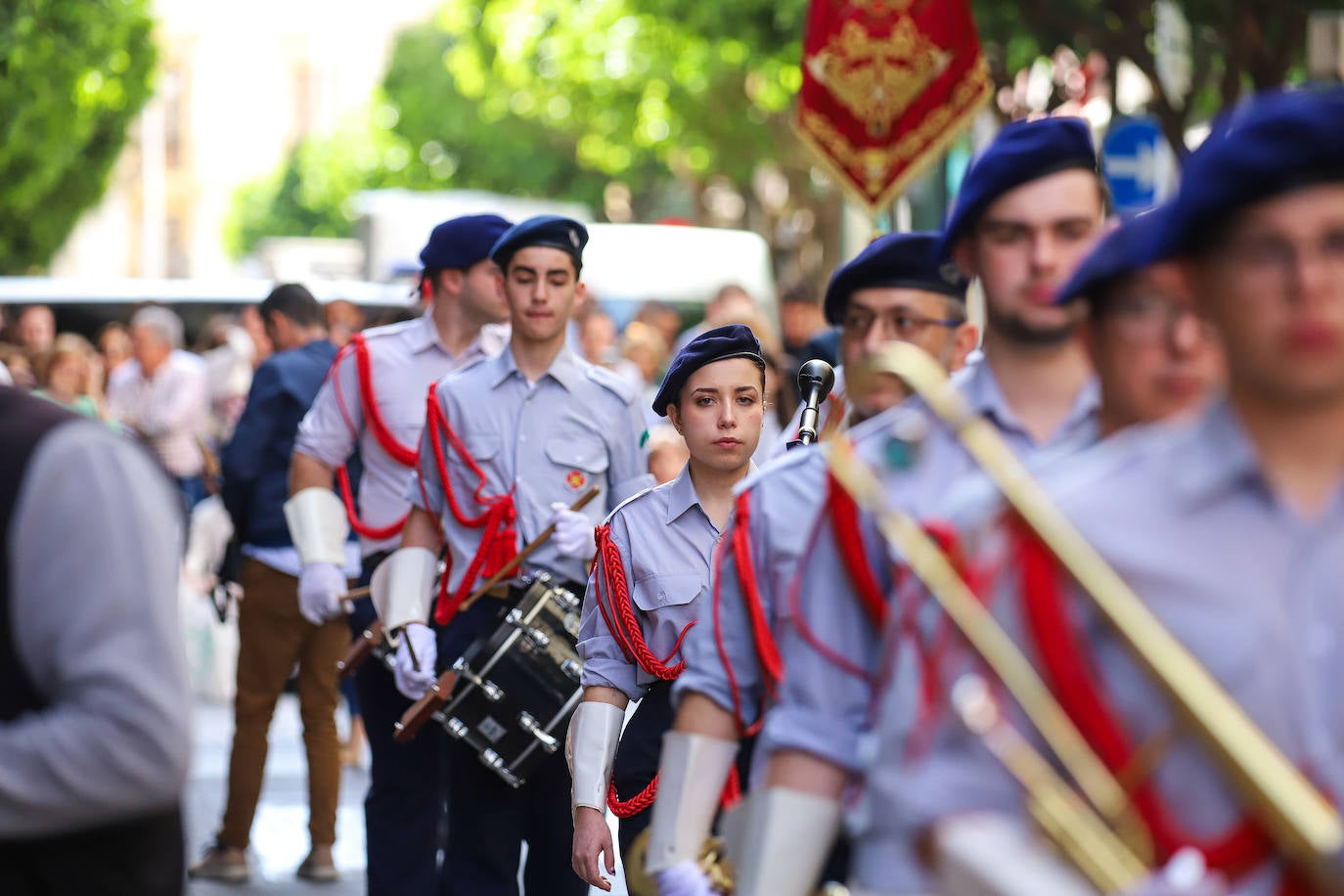 La Procesión del Ángel de este sábado en Murcia, en imágenes