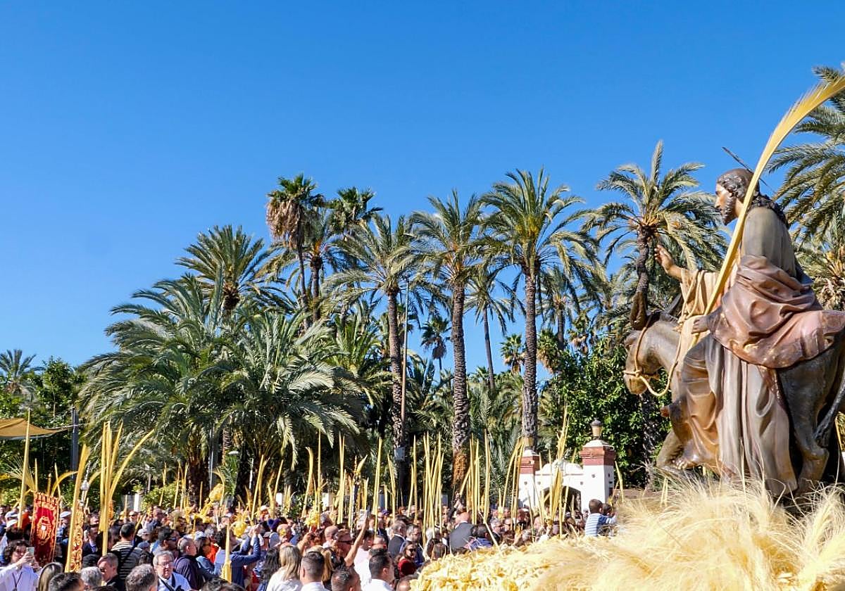 Procesión del Domingo de Ramos en Elche.