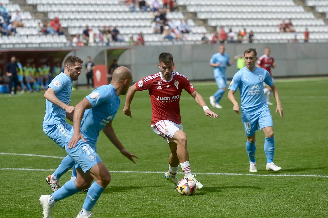 El empate del Real Murcia frente al Ibiza, en imágenes